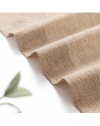 Taupe Linen and Cotton Blend Curtains